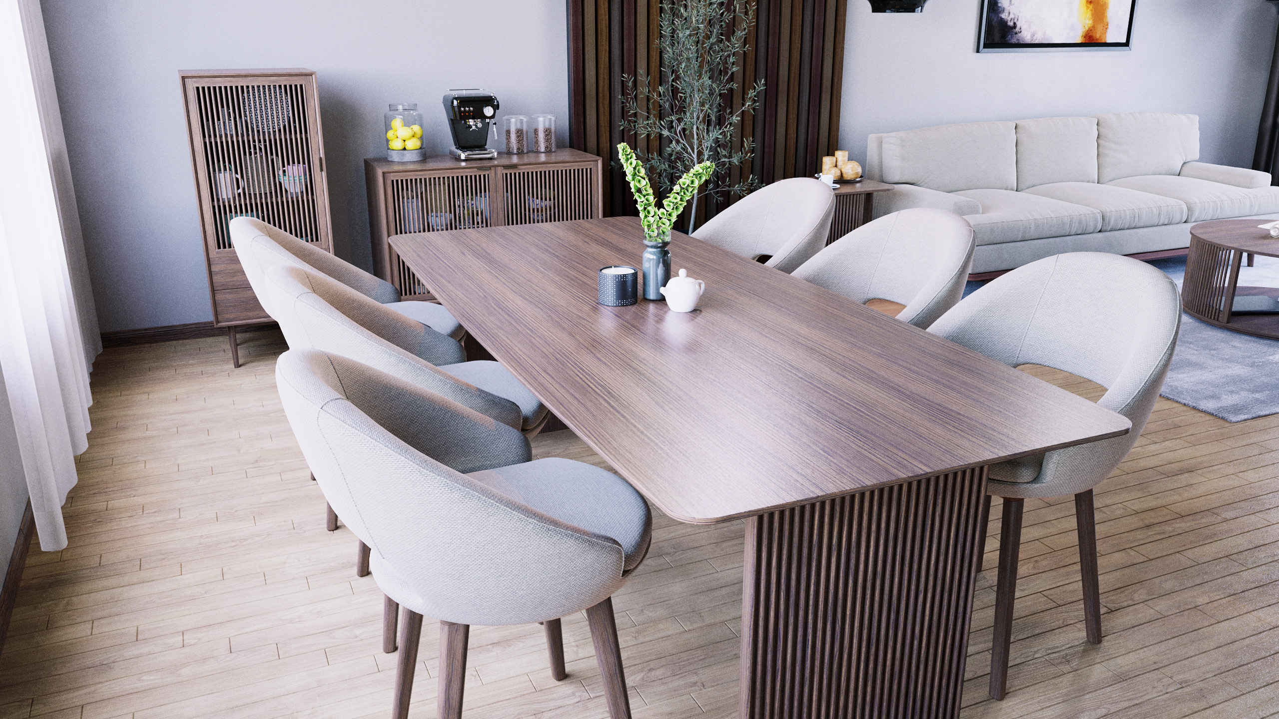 koleksi furniture Nox Dinning Room